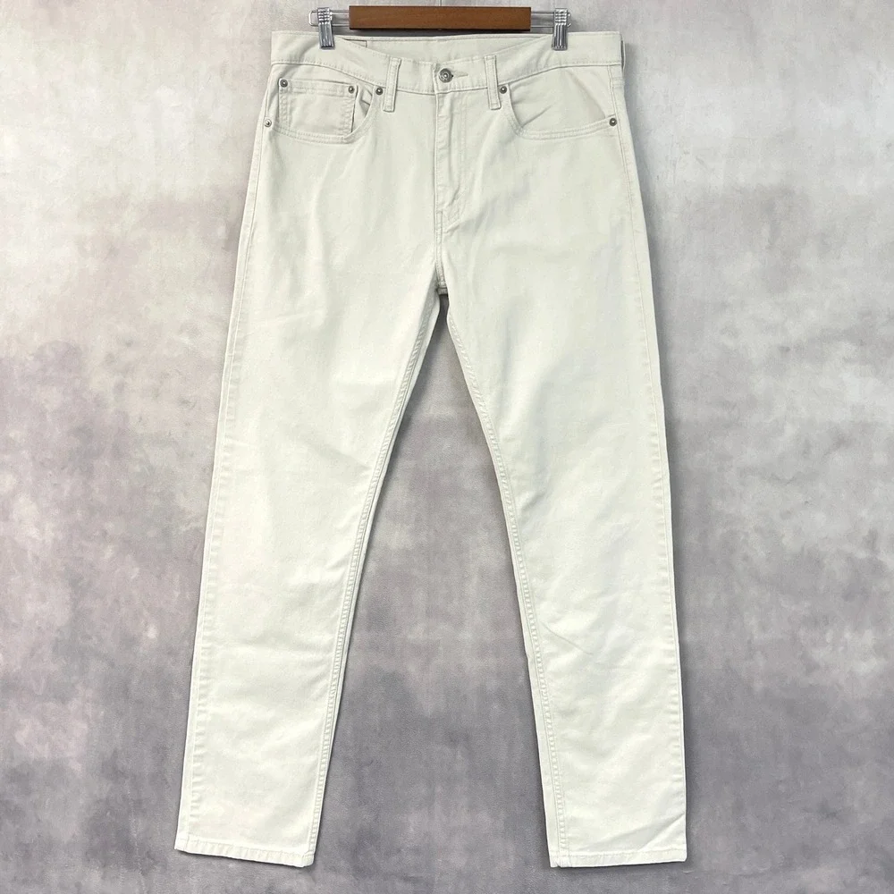 Levis 502 Mens Regular Taper Jeans 34x34 Stretch Moonstruck Minimal Indie Preppy